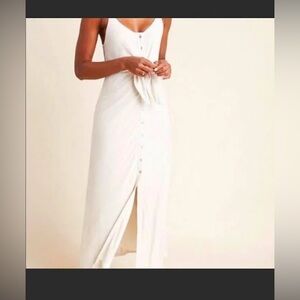 Anthropologie Tie Front Stripe Dress